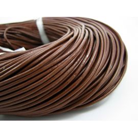 Genuine leather cord 2.00 mm 1 m