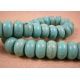 Synthetic turquoise beads strand 18 mm AK0749
