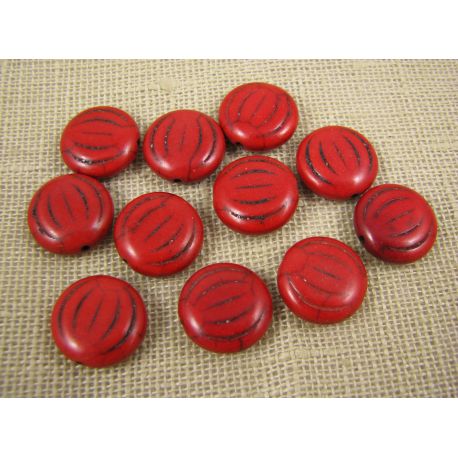 Sintētiskas tirkīza krelles 15 mm, 1 gab. AK0713