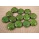Sünteetilised türkiissinised helmed 15 mm, 1 tk. AK0719
