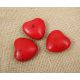 Synthetic turquoise heart 20 mm 1 pcs. AK0723