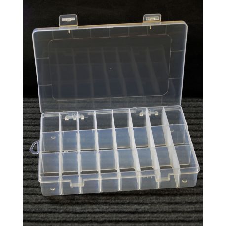 Plastikinė dėžutė karoliukams 200x140 mm, 1 vnt. IR0044