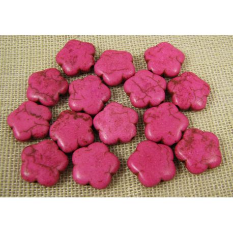 Sünteetiline türkiissinine lill 15 mm, 1 tk AK0777