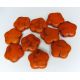 Synthetic turquoise flower 15 mm AK0781