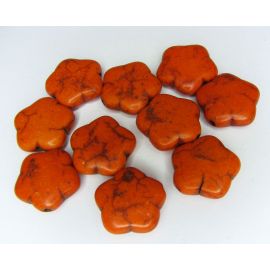 Sintētisks tirkīza zieds 15 mm