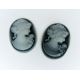 Dioy "Daamide portree" 25x18 mm, 4 tk KM0058