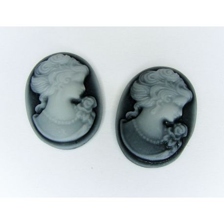 Dioy "Daamide portree" 25x18 mm, 4 tk KM0058