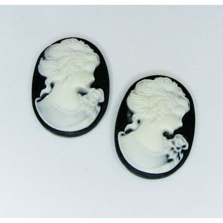 Dioy "Daamide portree" 25x18 mm, 4 tk KM0044