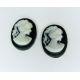 Kama "Daami portree" 18x13 mm, 6 tk. KM0053