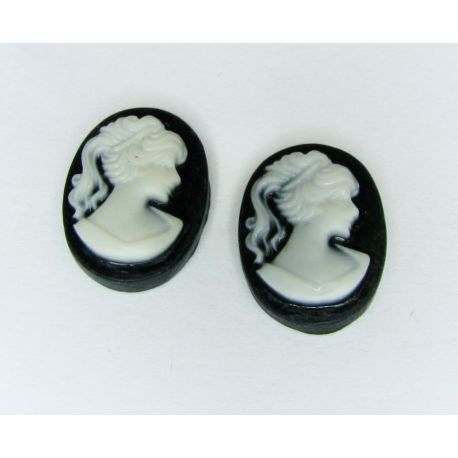 Kama "Daami portree" 18x13 mm, 6 tk. KM0053