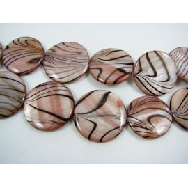 Shell beads 24-26 mm, 1 pc.