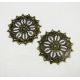 Openwork plate 34 mm, 10 pcs. MD0673