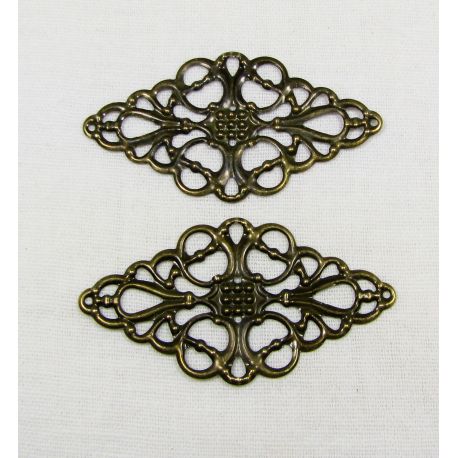 Ažūra plāksne 50x29 mm, 10 gab. MD0665