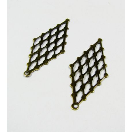 Ažūrinė plokštelė 32x14 mm, 1 vnt. MD0612