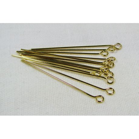 Brass pins 35x0.6 mm, ~100 pcs. (11,00 g) MD0617