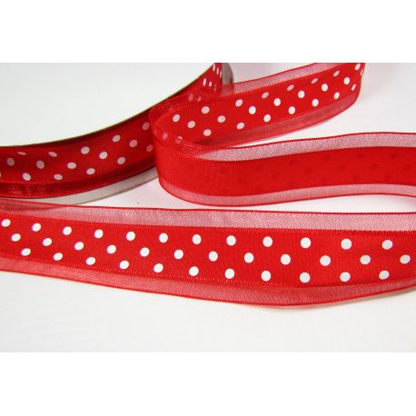 Organza strip 25 mm, 1 m. VV0101