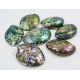 Abalone apvalka kabošons 52x39 mm, 1 gab. KB0208