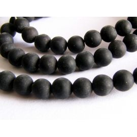Agato karoliukų gija 4 mm