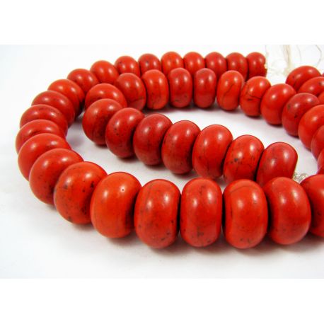 Sünteetiline türkiissinine helmestega ketas 16x11 mm 