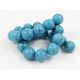 Synthetic turquoise beads strand 18 mm AK0809