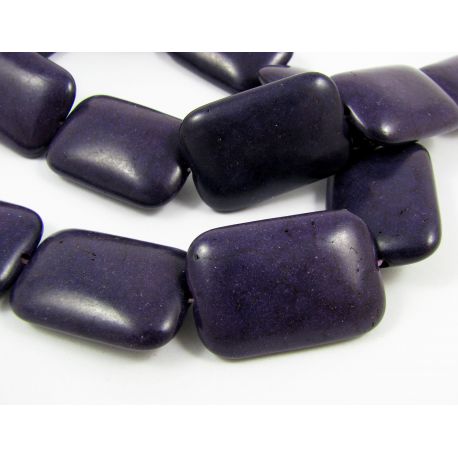 Synthetic turquoise beads 30x20 mm, 1 pcs. AK0810