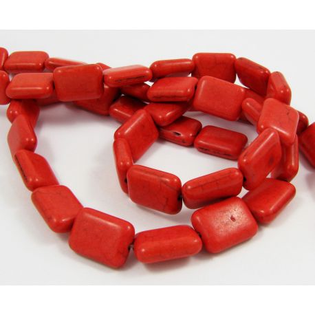 Sintētiskas tirkīza krelles 20x13 mm AK0815