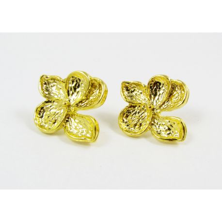 Konksud kõrvarõngadele "Lill", 24x22 mm, 2 paari MD0687