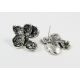 Hooks for earrings "Flower", 24x22 mm, 2 pairs MD0688
