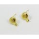Ohrringe Haken 10x9 mm, 3 Paare MD0691