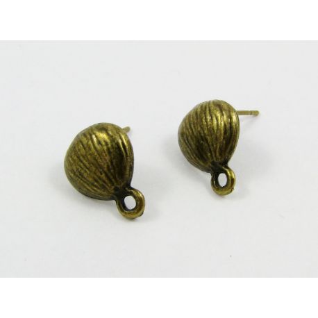 Earrings hooks 10x9 mm, 3 pairs MD0692