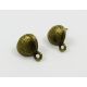 Ohrringe Haken 10x9 mm, 3 Paare MD0692