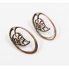 Kõrvarõngad "Leht", 34x19 mm, 3 paari MD0700