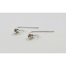 Brass hooks for earrings 18x5 mm, 3 pairs