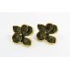 Haken für Ohrringe "Flower", 24x22 mm, 2 Paar MD0714