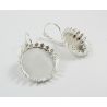 Messingist konksud kõrvarõngadeks 33x22 mm, 3 paari MD0724