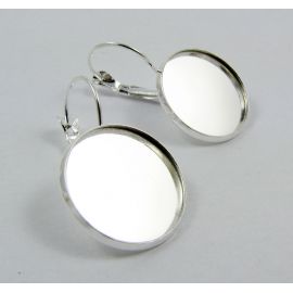 Brass hooks for earrings 20 mm, 3 pairs MD0728