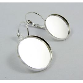Žalvariniai kabliukai auskarams 20 mm, 3 poros MD0728