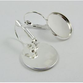 Misiņa āķi auskariem 20 mm, 3 pāri