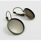 Brass hooks for earrings 20 mm, 3 pairs MD0729