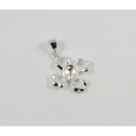 Misiņa kulons daļēji urbtai lodītei 21x18 mm, 4 vienības. MD0686