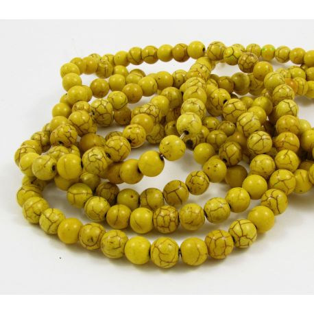 Sintētiskas tirkīza krelles 8 mm aukla AK0819