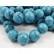 Synthetic turquoise beads 12 mm, 1 pcs. AK0822