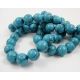 Synthetic turquoise beads strand 14 mm AK0829