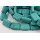 Synthetic turquoise beads 16x12 mm, 1 pcs. AK0830