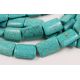 Synthetic turquoise beads 25x18 mm, 1 pcs. AK0832