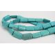Synthetic turquoise beads strand 25x18 mm AK0833
