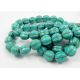 Synthetic turquoise beads strand 12x10 mm AK0849