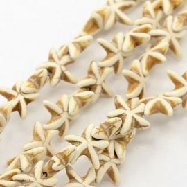 Sintētiskas tirkīza krāsas zvaigznes 15x15 mm, 1 gab. AK0865