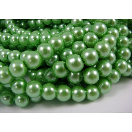Stikla pērļu šķipsna8 mm KK0039