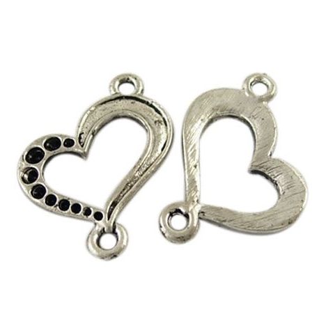Lingipistikud "Heart" 21x19 mm, 1 tk. MD0754